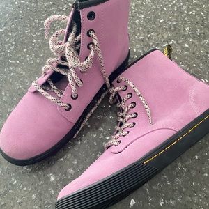 Pink suede Dr Martens size 8